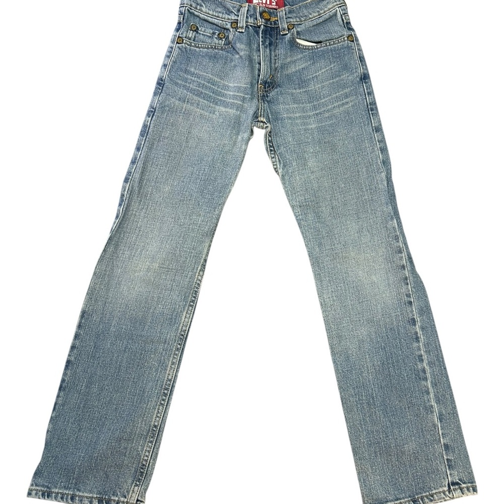 Boys Levi’s 514 Slim Straight Jeans Size 24x26.5 Adjustable Waist|Classic Denim